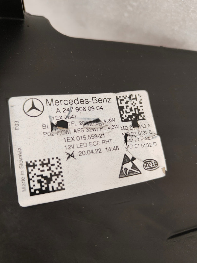 Frontscheinwerfer Mercedes-Benz W247 A2479060904 A2479061004 LED Ein Satz SCH3032972978is