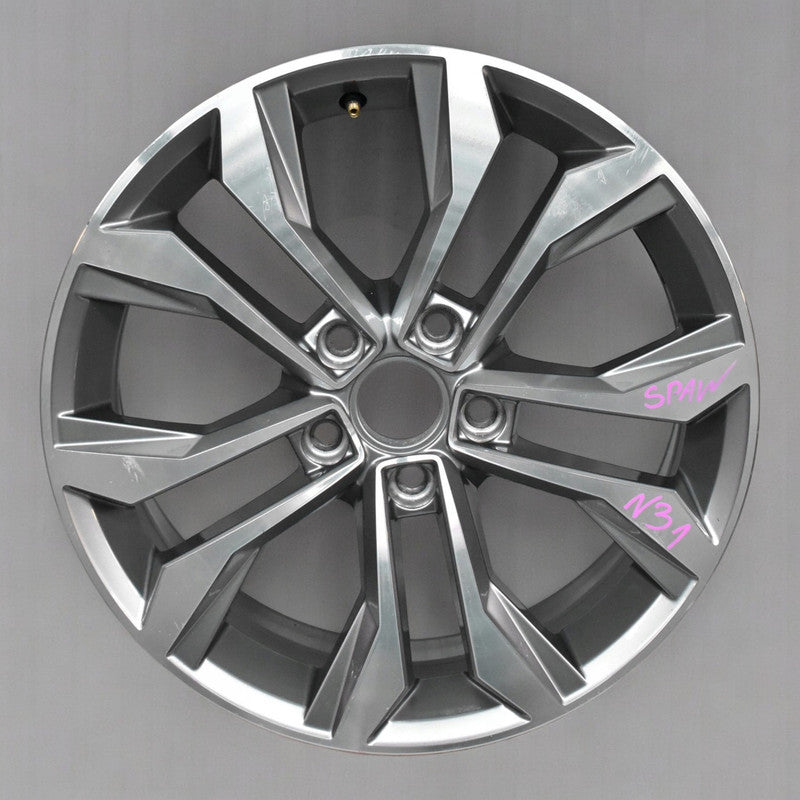 1x Alufelge 17 Zoll 7.0" 5x112 40ET Glanz Silber 3G0601025G Mg Tiguan Passat B8