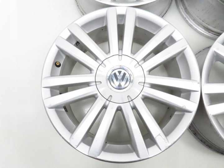 4x Alufelge 17 Zoll 7.0" 5x112 47ET Silber 1T0601025F VW Passat Touran Caddy I FEL1349932533dj