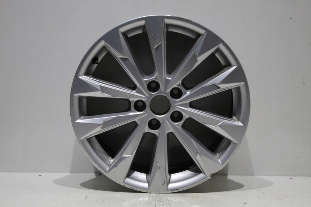 1x Alufelge 18 Zoll 7.0" 5x112 43ET Glanz Silber 83A601025G Audi Q3 Rim Wheel