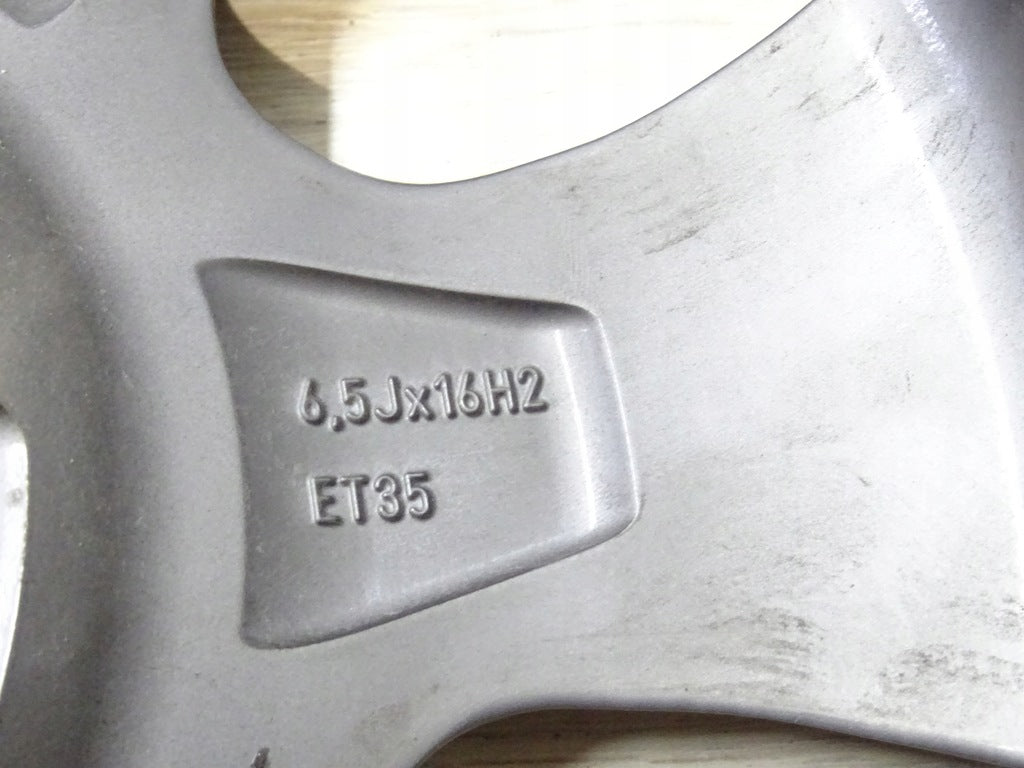 1x Alufelge 16 Zoll 6.5" 4x98 35ET Matt Graphit 51940830 Fiat 500 Mg Rim Wheel FEL6003800634ln