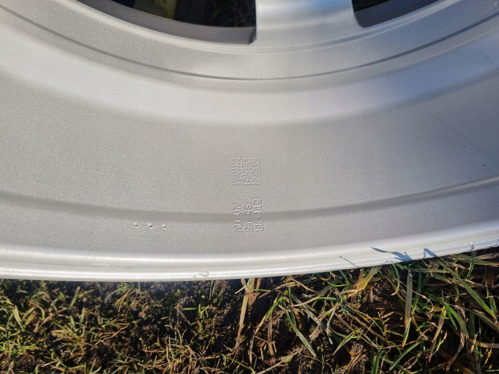 4x Alufelge 16 Zoll 6.5" 5x112 46ET Glanz KBA50369 VW Golf Rim Wheel FEL8723928867lg