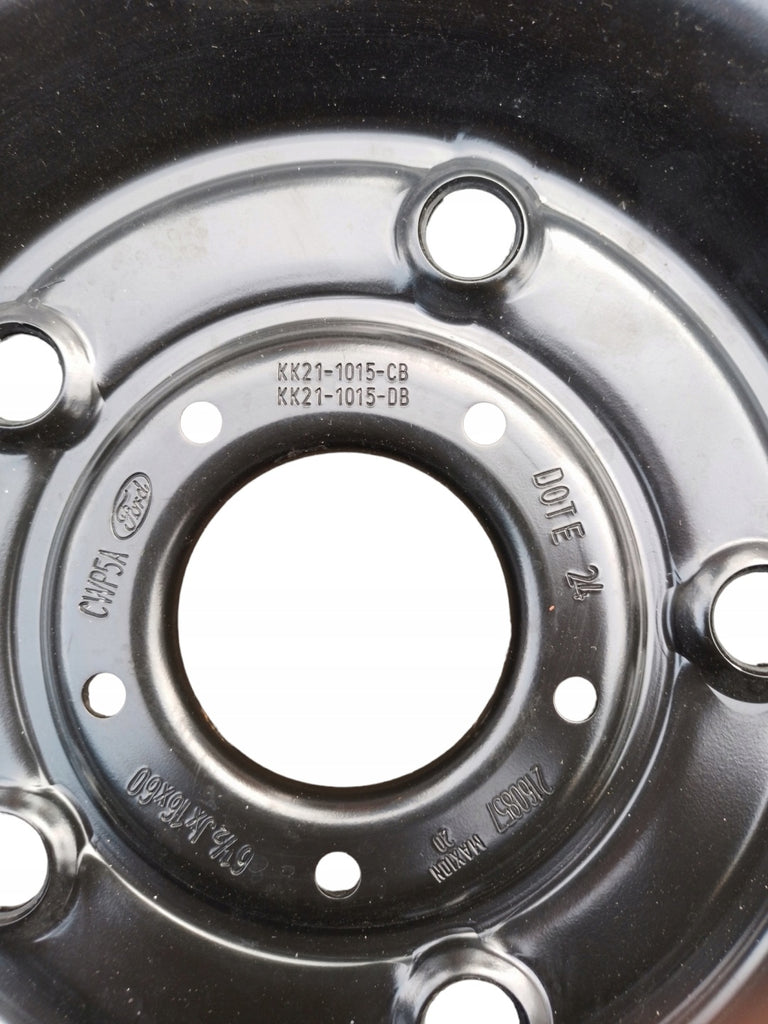 1x Alufelge 16 Zoll 6.5" 5x108 60ET KK21-1015-CB Ford Transit Custom Rim Wheel FEL8242339585oz