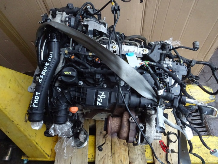 Motor Peugeot Partner YH01 1.5 HDI 75TKm Diesel Engine Komplett MOT9900811994zs