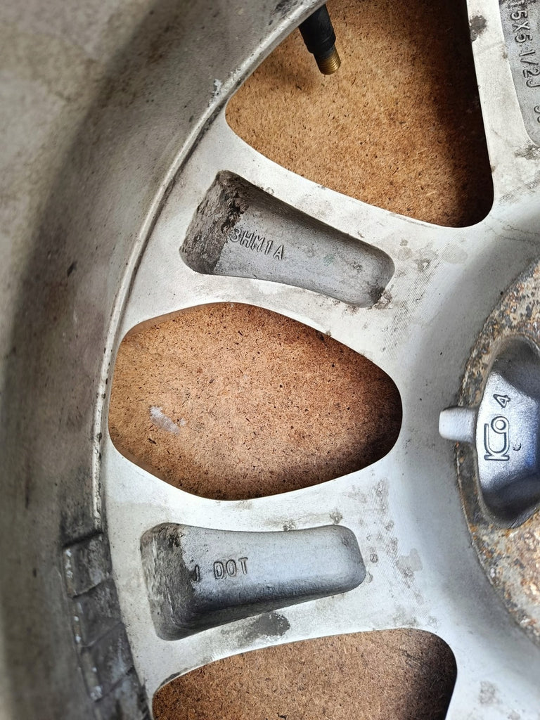 1x Alufelge 15 Zoll 5.5" 4x100 50ET Nissan Micra K12 Rim Wheel