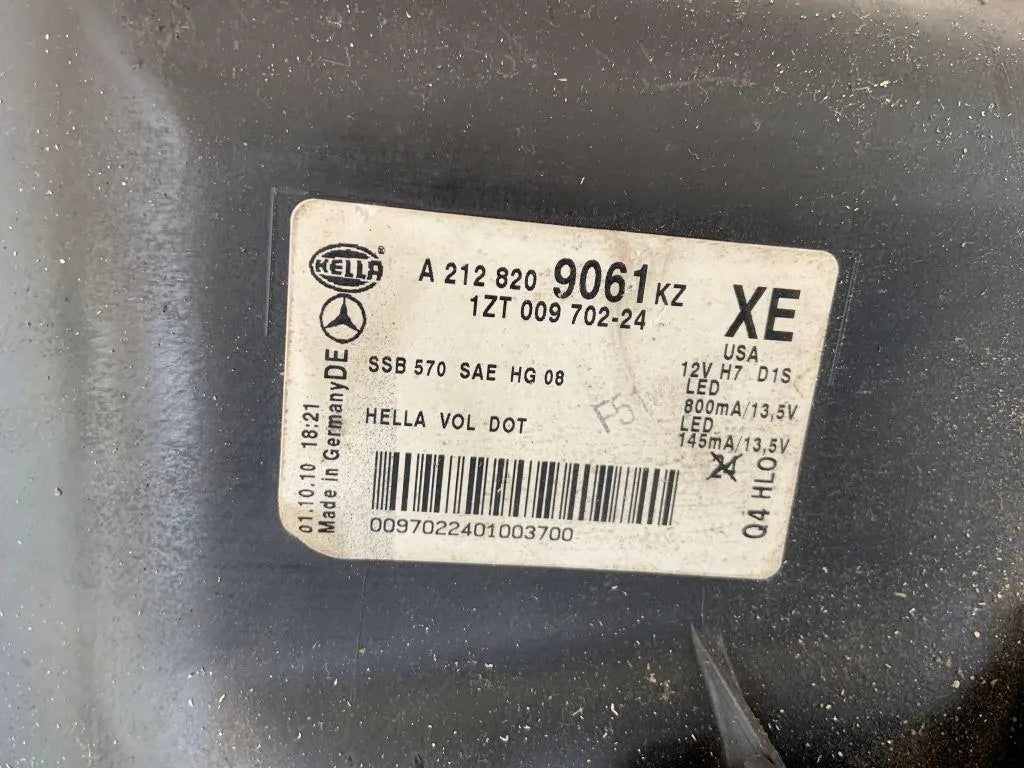 Frontscheinwerfer Mercedes-Benz A2128209061 Rechts Scheinwerfer Headlight SCH8783216933ek