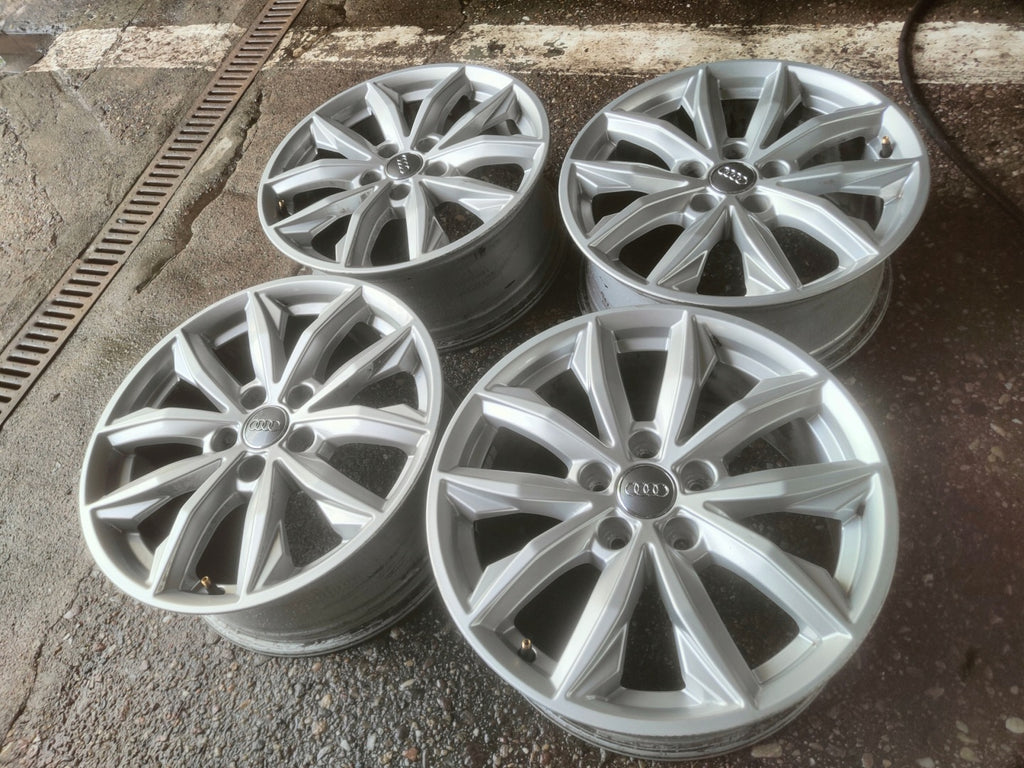 4x Alufelge 17 Zoll 7.0" 5x112 34ET Glanz Silber 80A601025J Audi Rim Wheel FEL3828184443rx