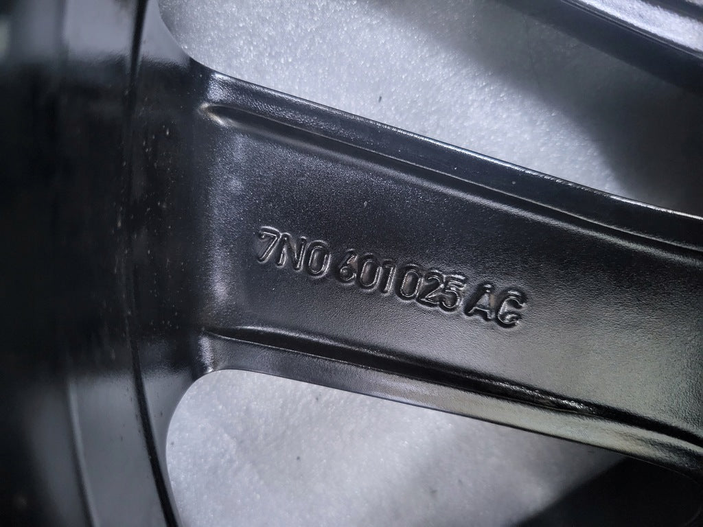 1x Alufelge 17 Zoll 7.0" 5x112 39ET Glanz Schwarz 7N0601025AC Ac Sharan FEL2327595413aa