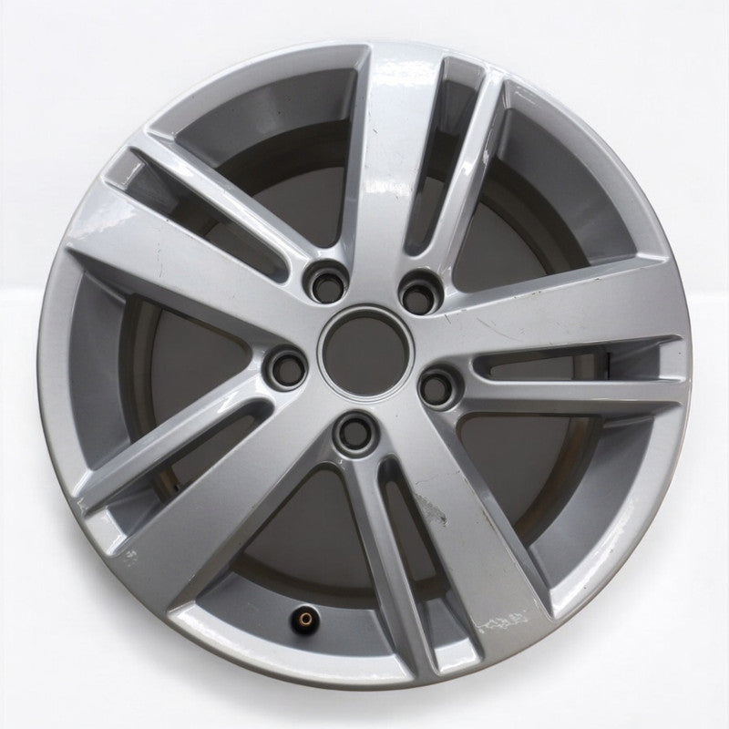 1x Alufelge 16 Zoll 6.5" 5x112 50ET Glanz Silber 5K0601025AM VW Golf Vi