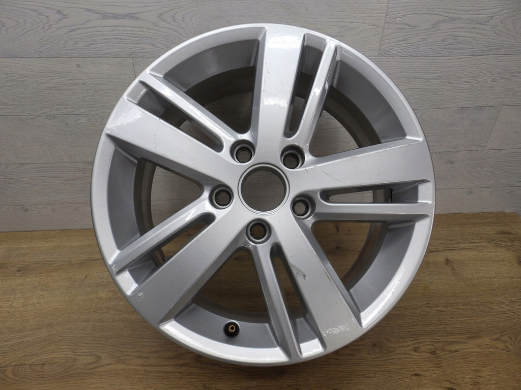 1x Alufelge 16 Zoll 6.5" 5x112 50ET Glanz Silber 5K0601025AM VW Golf Vi