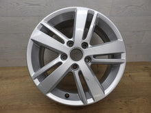 Load image into Gallery viewer, 1x Alufelge 16 Zoll 6.5&quot; 5x112 50ET Glanz Silber 5K0601025AM VW Golf Vi