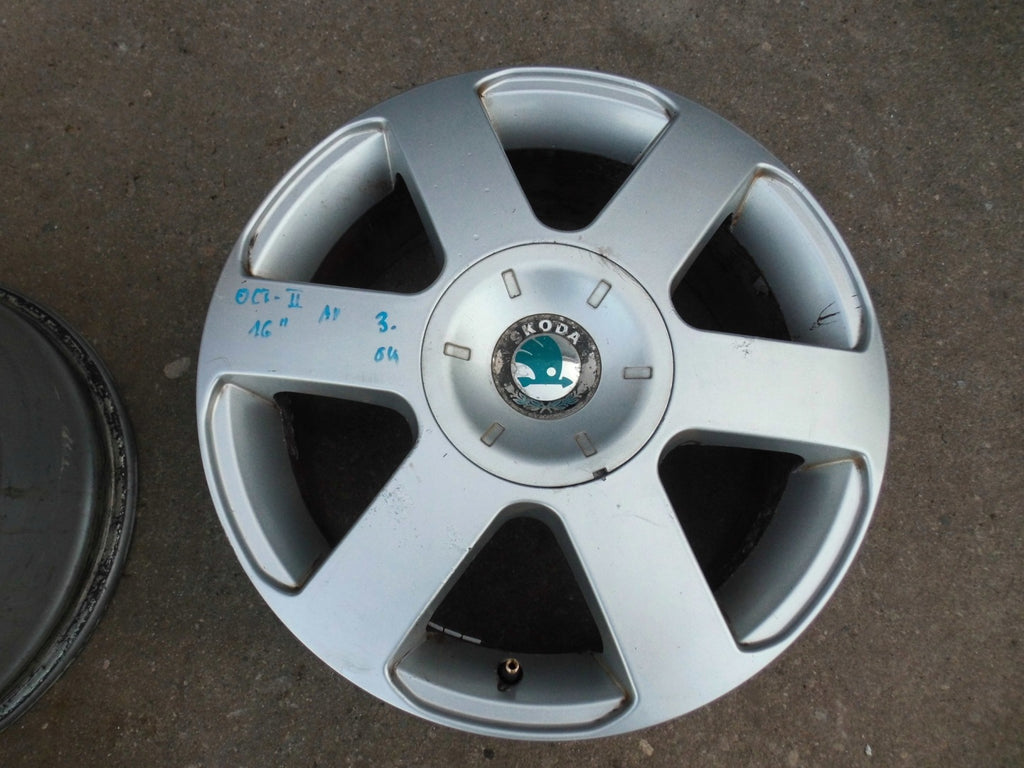 4x Alufelge 16 Zoll 6.5" 5x112 50ET 1Z0601025B Skoda Superb Octavia Ii Rim Wheel FEL6684901713hh