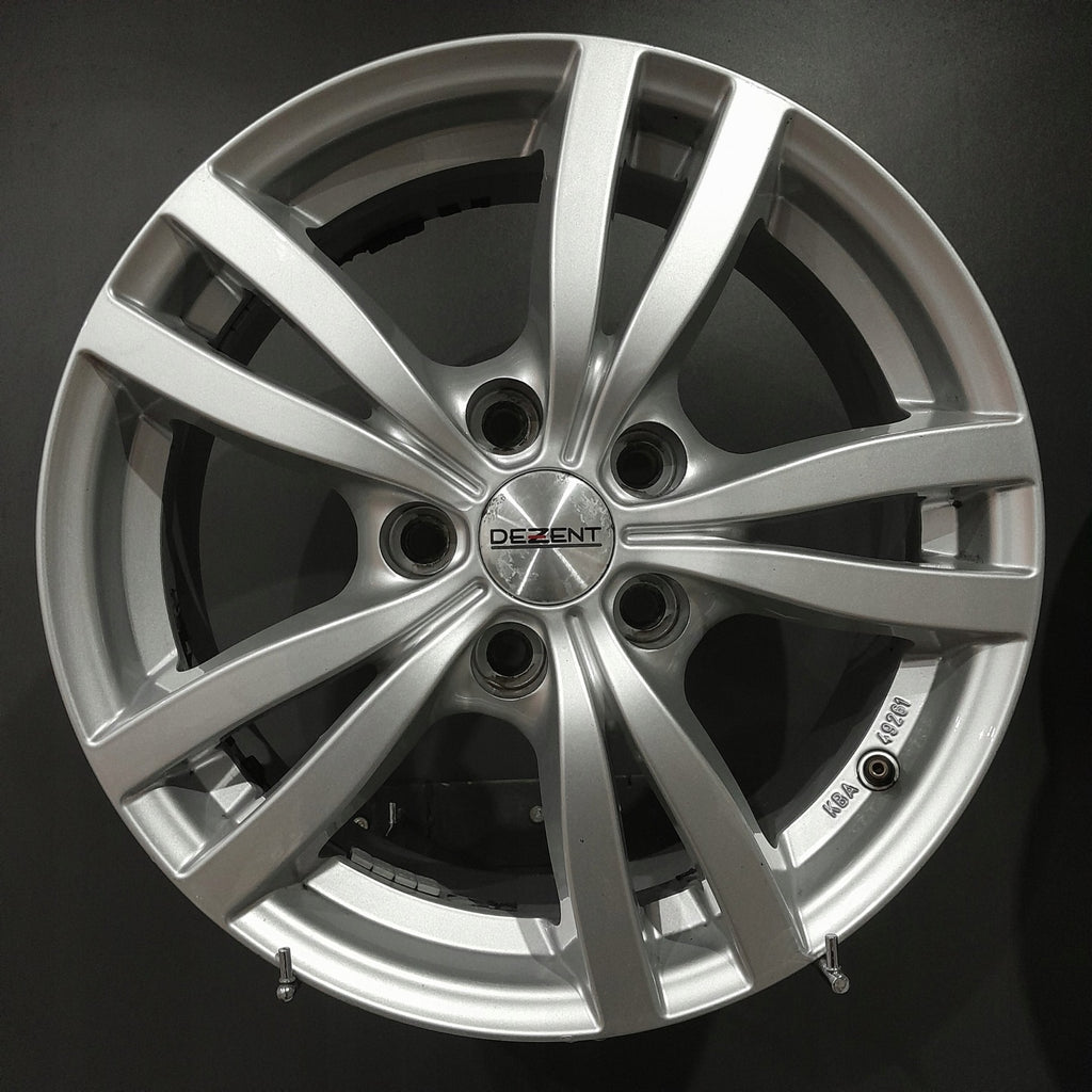 4x Alufelge 16 Zoll 6.5" 5x114.3 38ET KBA51643 Kia I Juke Rim Wheel FEL6135744644mg