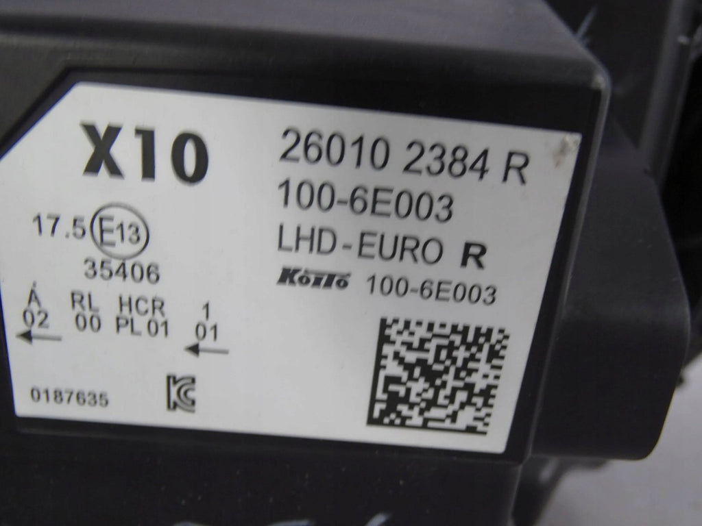 Frontscheinwerfer Renault Zoe 260102384R LED Rechts Scheinwerfer Headlight SCH8351708308pm