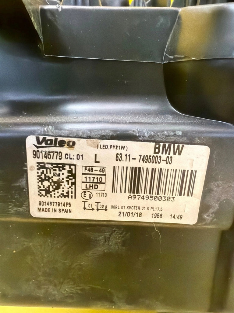Frontscheinwerfer BMW X1 F48 7495003-03 LED Links Scheinwerfer Headlight SCH6630679915jg