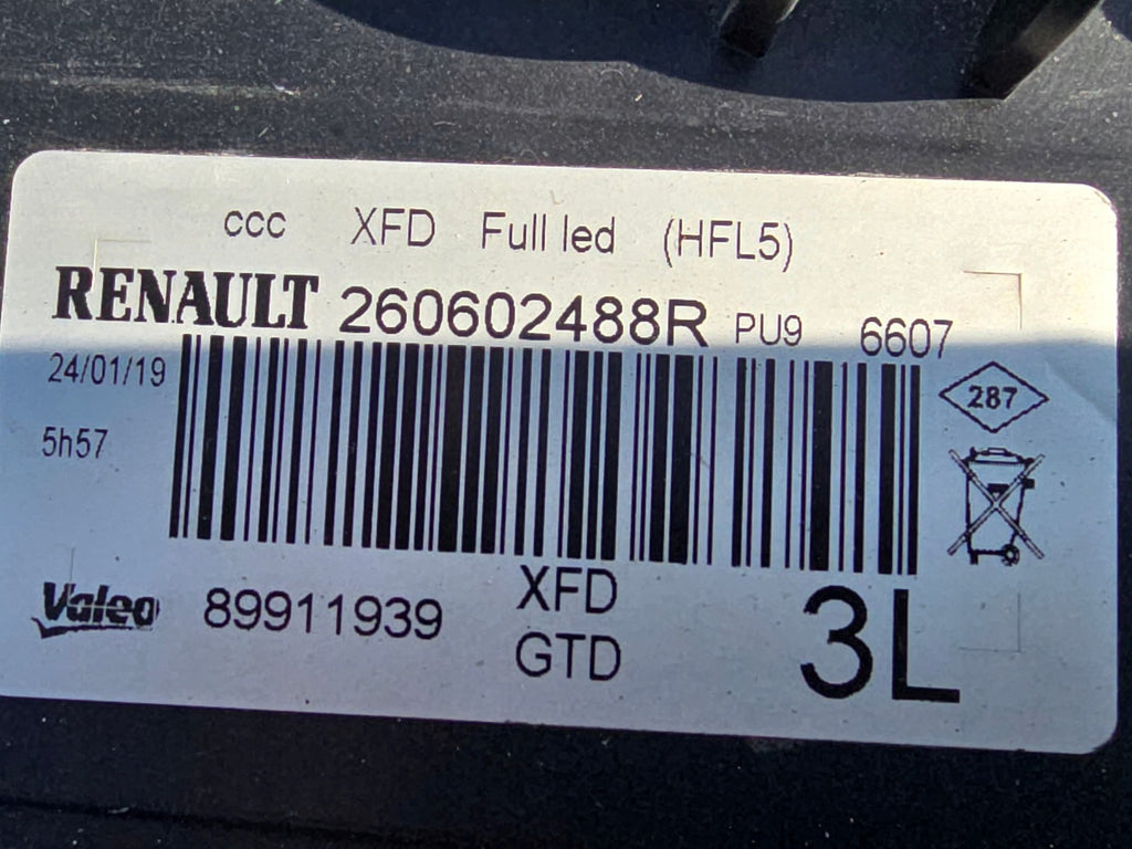 Frontscheinwerfer Renault Talisman 260602488R LED Links Scheinwerfer Headlight SCH6761777660kx