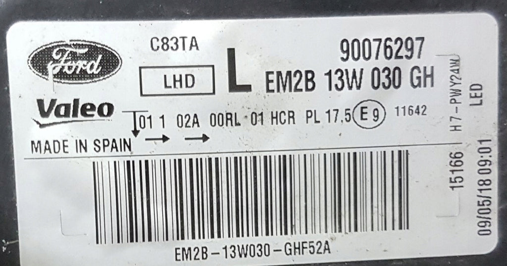 Frontscheinwerfer Ford S-Max 90076297 EM2B13W030GG Links Scheinwerfer Headlight SCH7136162660sv
