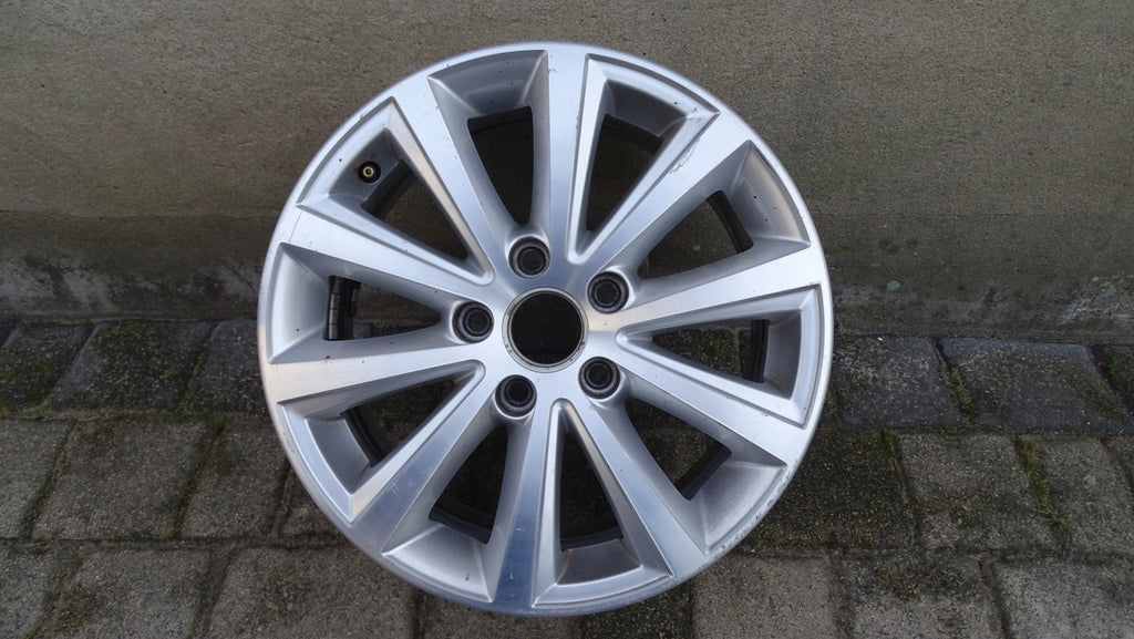 1x Alufelge 16 Zoll 6.5" 5x112 50ET Glanz Silber 1T0601025S VW Touran Rim Wheel FEL2893540219ad