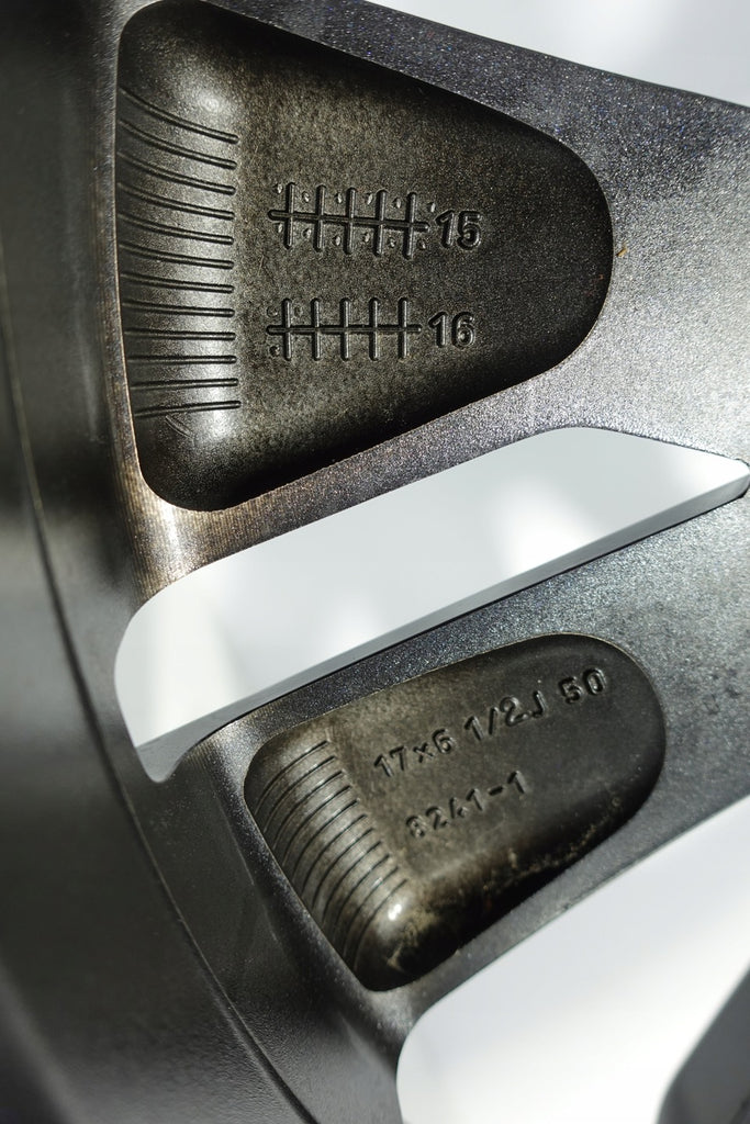 1x Alufelge 17 Zoll 6.5" 4x100 50ET Glanz Graphit AC4CH-T6 Nissan Micra V Clio