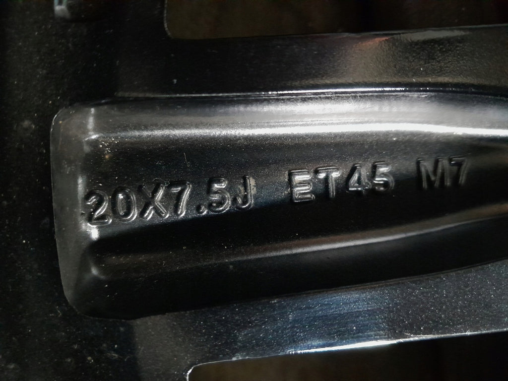 1x Alufelge 20 Zoll 7.5" 5x114.3 45ET Glanz Schwarz 9965177500 Mazda Cx60 FEL4556735584as