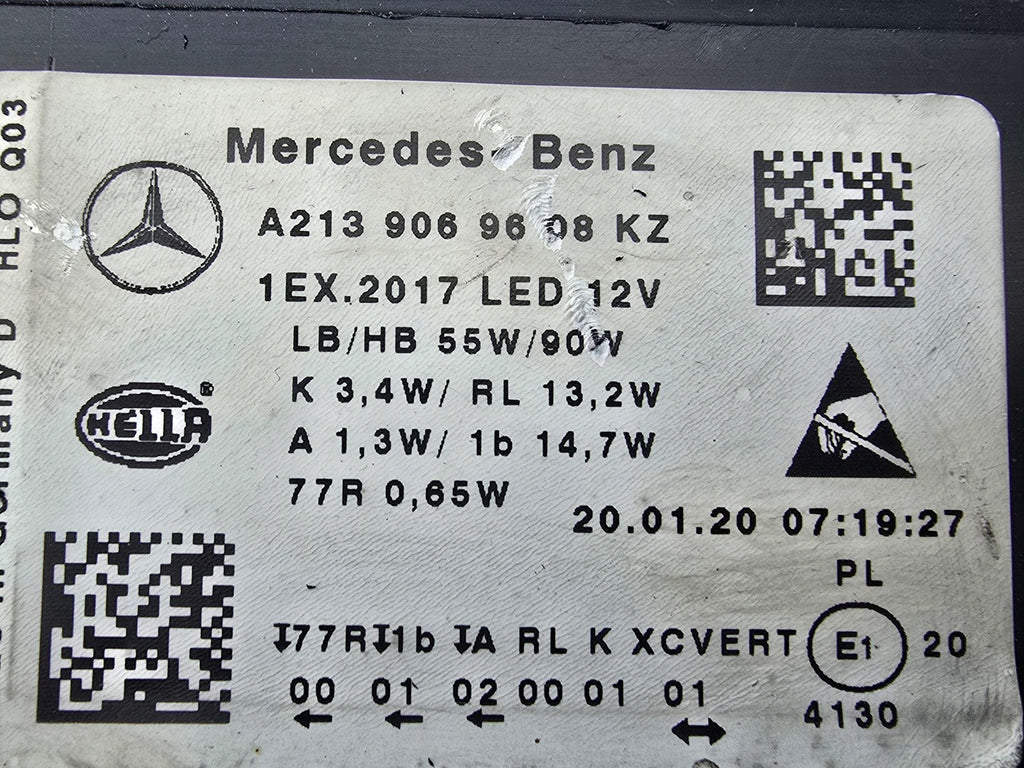 Frontscheinwerfer Mercedes-Benz W213 A2139069608KZ LED Rechts Headlight SCH4097506184wi