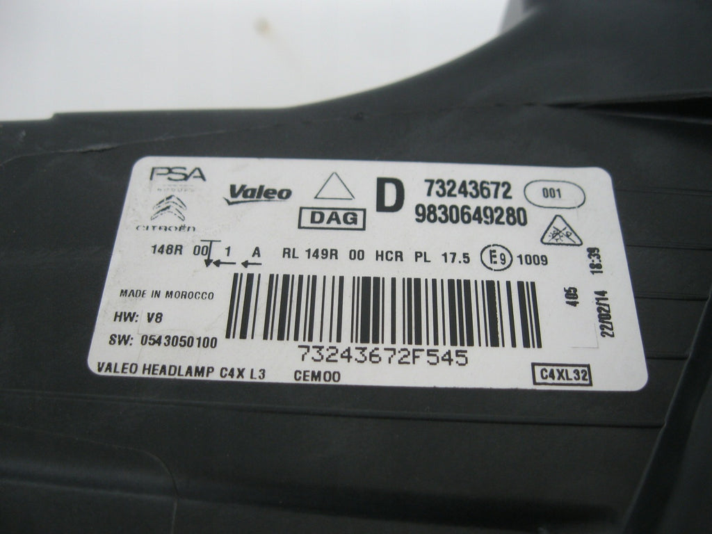 Frontscheinwerfer Citroën C4 III 9830649280 Full LED Rechts Headlight