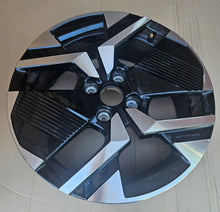 Load image into Gallery viewer, 1x Alufelge 17 Zoll 6.5" 4x108 32ET Glanz Schwarz 9849269080 Peugeot II 208 FEL5960555271lu