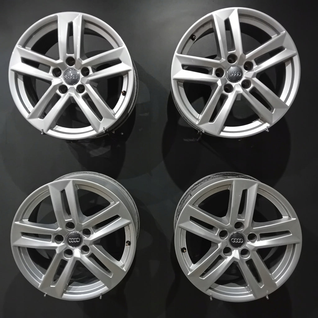 4x Alufelge 17 Zoll 7.0" 5x112 42ET Glanz Silber 8W0601025P Audi A4 B8 Rim Wheel FEL7798007072br