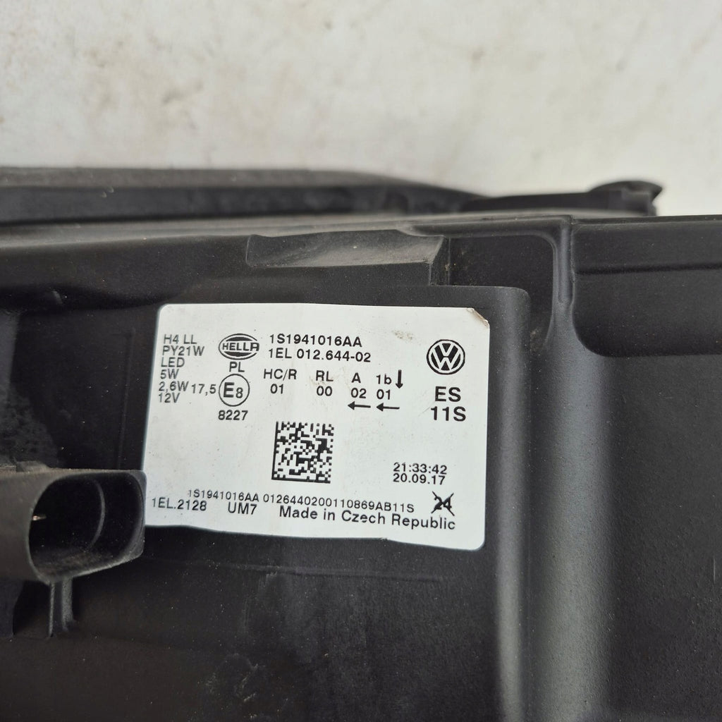 Frontscheinwerfer VW Up 1S1941016AA Rechts Scheinwerfer Headlight