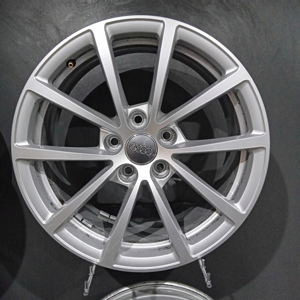 4x Alufelge 17 Zoll 7.5" 5x112 36ET Glanz Silber 4K0601025- Audi A6 C7 B8 FEL2995503286fs
