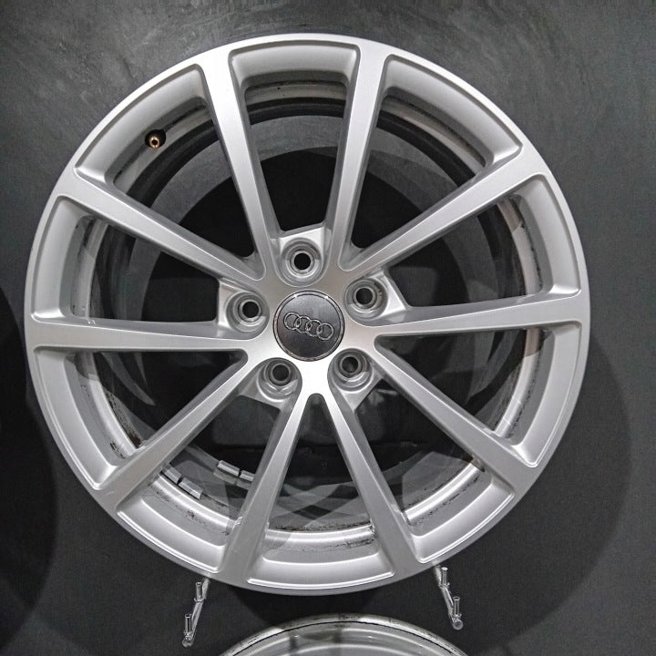 4x Alufelge 17 Zoll 7.5" 5x112 36ET Glanz Silber 4K0601025- Audi A6 C7 B8 FEL2995503286fs