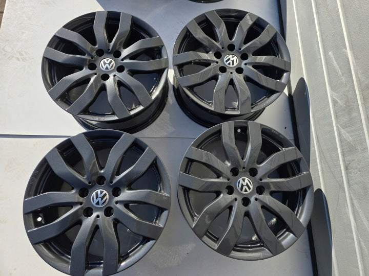 4x Alufelge 17 Zoll 7.5" 5x112 27ET VW Passat B7 Tiguan Sharan Arteon Rim Wheel FEL1628801025uu