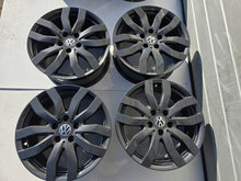 Laden Sie das Bild in den Galerie-Viewer, 4x Alufelge 17 Zoll 7.5" 5x112 27ET VW Passat B7 Tiguan Sharan Arteon Rim Wheel FEL1628801025uu