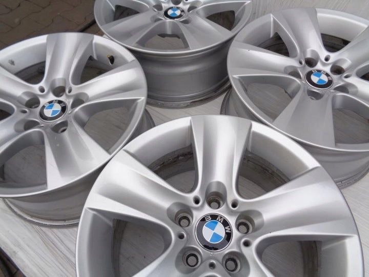 4x Alufelge 17 Zoll 8.0" 5x120 30ET Glanz Silber 6790172 BMW F11 F10 F12 F13 FEL1934936595wa