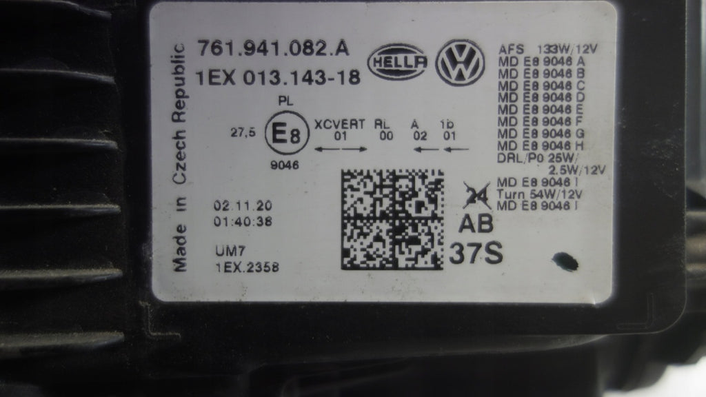 Frontscheinwerfer VW Touareg 761941082A LED Rechts Scheinwerfer Headlight