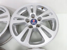 Laden Sie das Bild in den Galerie-Viewer, 4x Alufelge 16 Zoll 6.5" 5x110 41ET Glanz Silber 12804095 Saab I Rim Wheel FEL5159383270zm