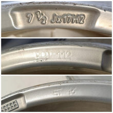Laden Sie das Bild in den Galerie-Viewer, 4x Alufelge 17 Zoll 7.5" 5x112 46ET Glanz Silber Audi I Rim Wheel FEL6718494606ac