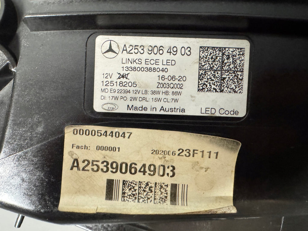 Frontscheinwerfer Mercedes-Benz Glc A2539064903 LED Rechts oder Links SCH8900329452fv