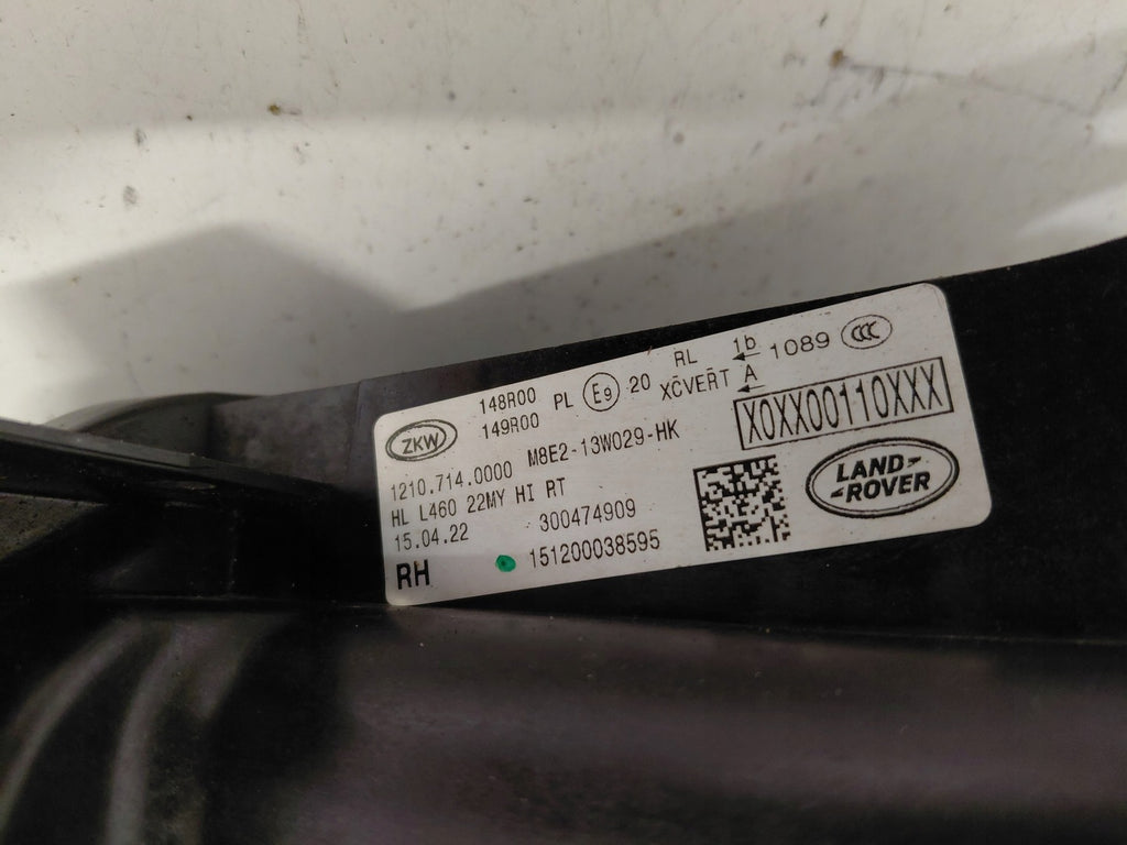 Frontscheinwerfer Land Rover Range I L460 M8E2-13W029-HK Full LED Rechts SCH9920098833gz