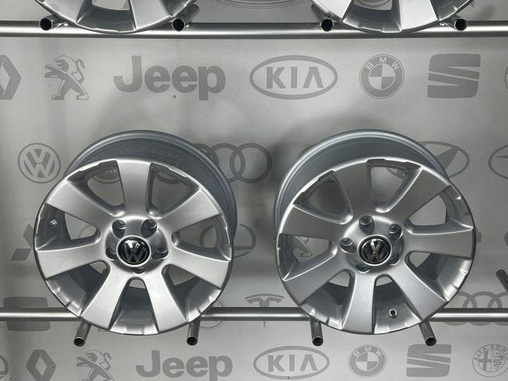 4x Alufelge 16 Zoll 6.5" 5x112 33ET 5N0601025A VW Tiguan Rim Wheel FEL7040025299gt