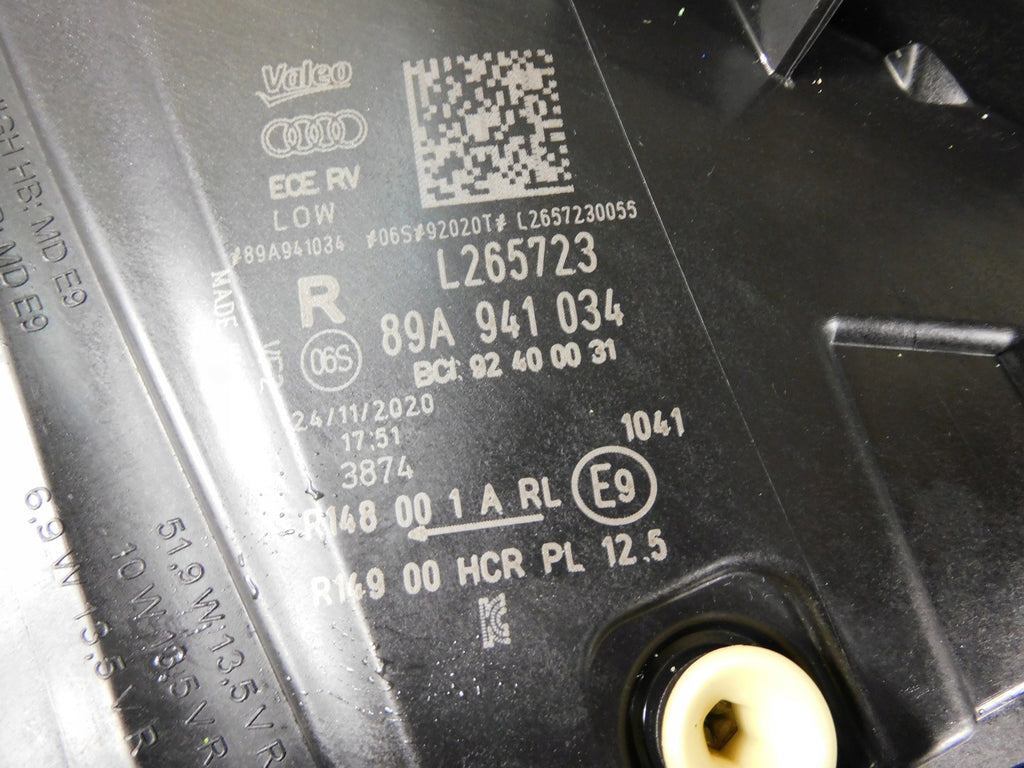 Frontscheinwerfer Audi E Tron E-Tron 89A941034 LED Rechts Scheinwerfer Headlight