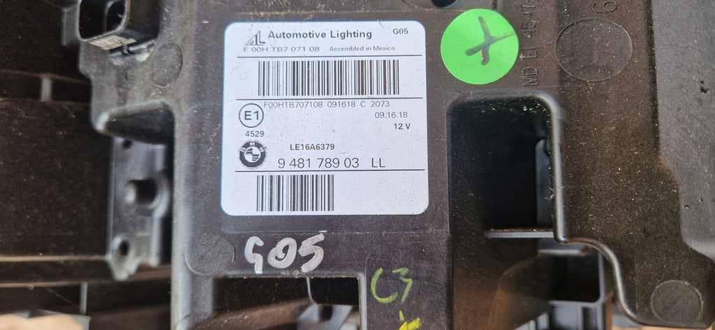 Frontscheinwerfer BMW X5 G05 G06 9418178903 Laser Links Scheinwerfer Headlight SCH3145837302cu