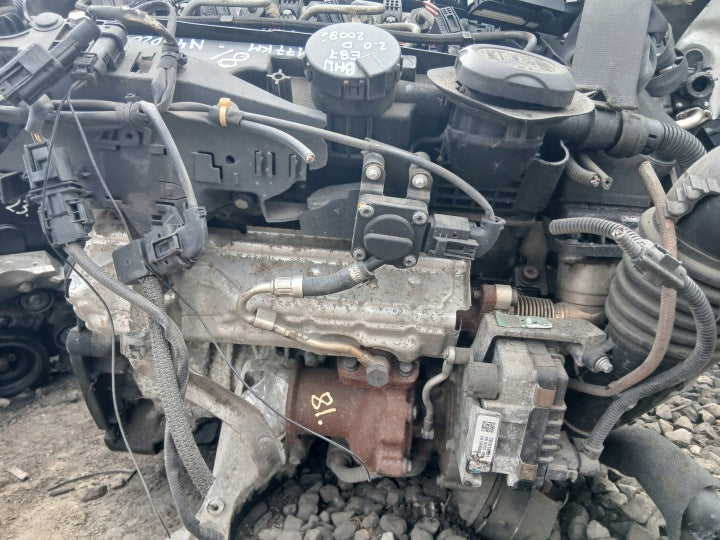 Motor BMW 1 E87 N47D20C 2.0 177PS 183TKm 2008 Diesel Engine Komplett MOT9059308690af