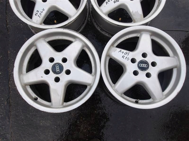 4x Alufelge 16 Zoll 7.5" 5x112 35ET Glanz Silber Audi A4 B5 Rim Wheel FEL5578453791by