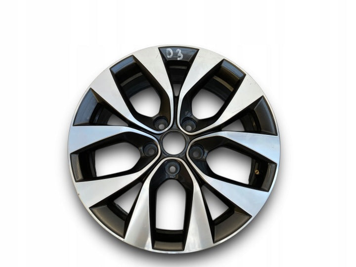 1x Alufelge 17 Zoll 7.0" 5x114.3 35ET Glanz Schwarz 403009172R Mg Captur Ii FEL7908704274wz