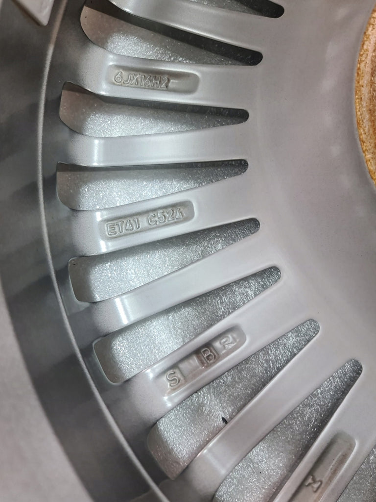 1x Alufelge 16 Zoll 6.0" 4x98 41ET Glanz Grau 52140532 Fiat Rim Wheel FEL1045694251qu