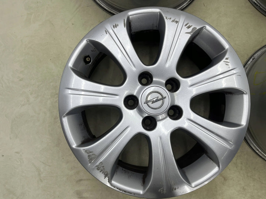 4x Alufelge 16 Zoll 6.5" 5x110 39ET 13256791 Opel Astra G Zafira B Meriva FEL4903406520sm