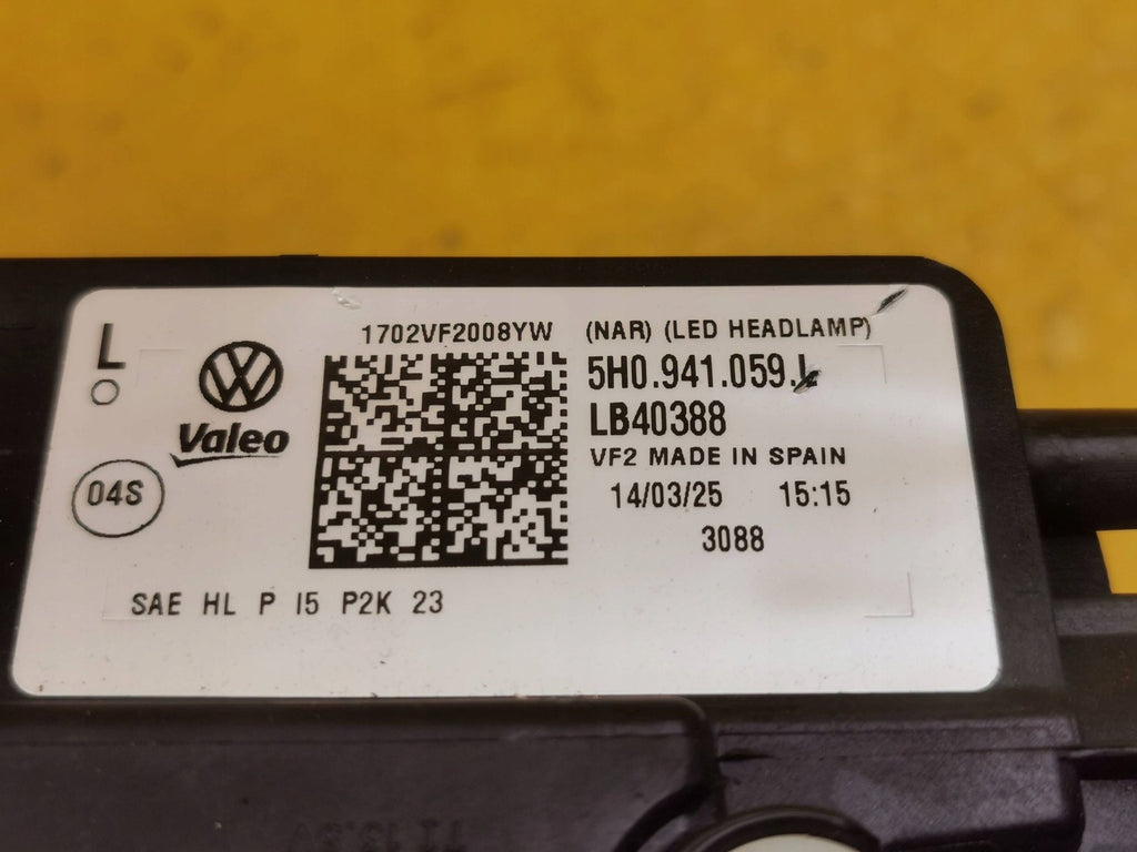 Frontscheinwerfer VW Golf VIII 5H0941059J Links Scheinwerfer Headlight SCH9346964874gn