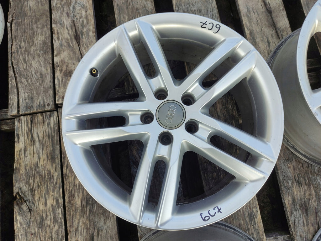 4x Alufelge 18 Zoll 8.0" 5x112 39ET Glanz Silber 4G0601025BL Audi A6 C7 FEL3113793334fm