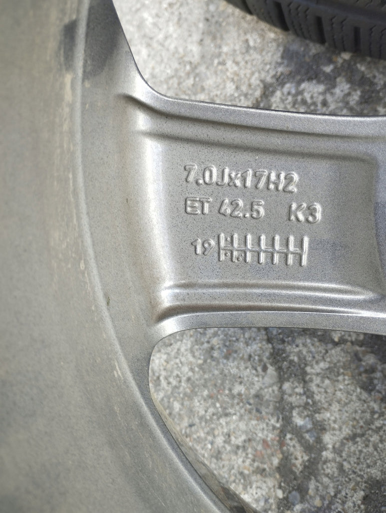 1x Alufelge 17 Zoll 7.0" 4x108 J1BC-1007-C1A Ford Fiesta Rim Wheel